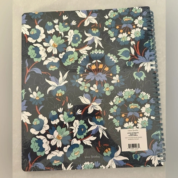 Set of 3 Vera Bradley Stationary Items in Floral Bursts - Picture 2 of 6